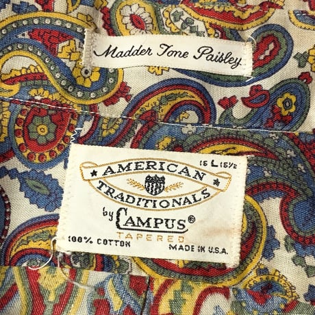1960's CAMPUS L/S Shirt