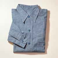 1940's〜 US.NAVY Chambray L/S Shirt Deadstock