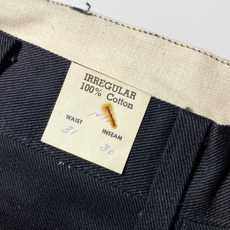 1950〜60's PENNEY'S FRISKO JEENS Black Deadstock