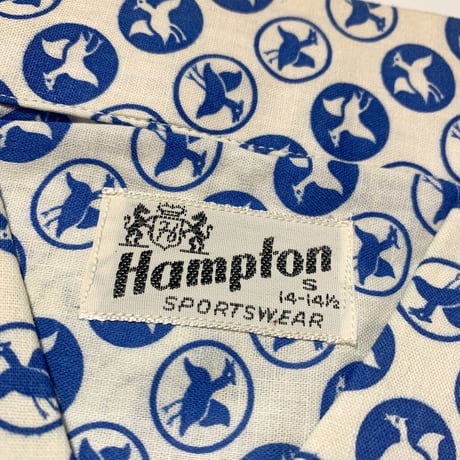 1950's〜 Hampton S/S Shirt Deadstock