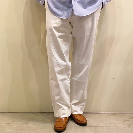 1960's US.NAVAL ACADEMY White Trousers