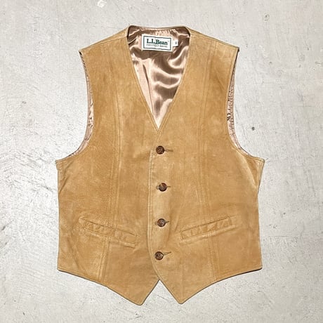 1980's L.L.Bean Suede Leather Vest