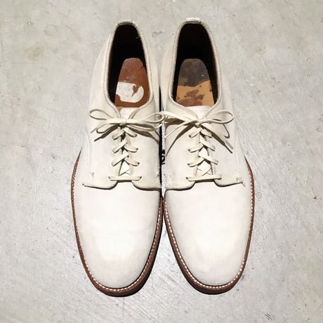 1960's Unknown White Bucks Deadstock