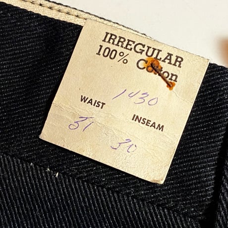 1950〜60's PENNEY'S FRISKO JEENS Black Deadstock