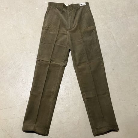 1960's Lee Leesures Corduroy Tapered Pants Deadstock