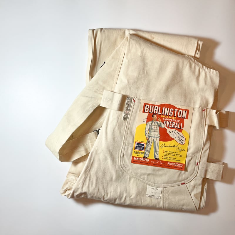 60s burlington オーバーオール　USA製 60s Burlington デニム カバーオールジャケット【L