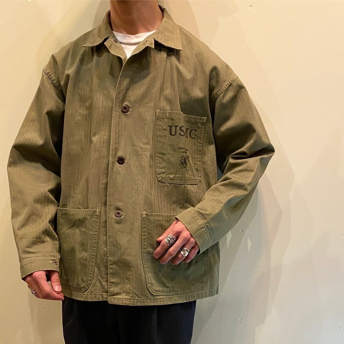 1940's USMC P-41 Herringbone Jacket | Unwave