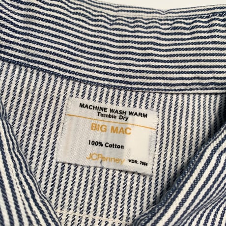 1970's BIG MAC Hickory L/S Shirt