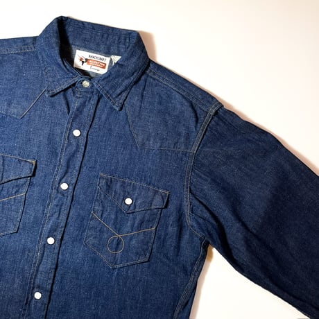 1960's RANCHCRAFT Denim Western L/S Shirt