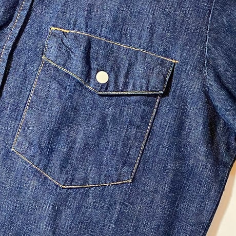 1960's Bar C Denim Western L/S Shirt
