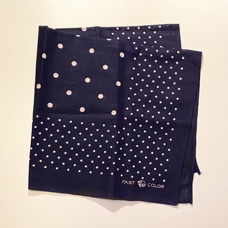 1950's Elephant Brand Dots Bandana Deadstock