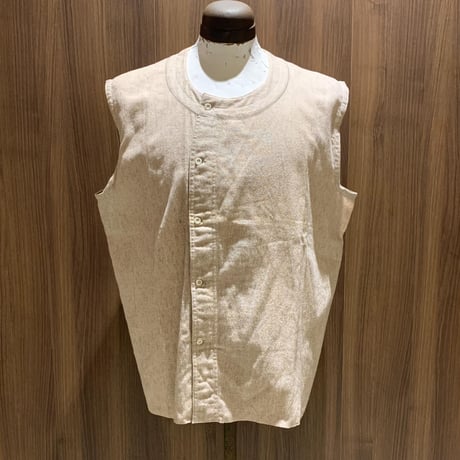 1940〜50's French Unknown Farmer Vest Deadstock