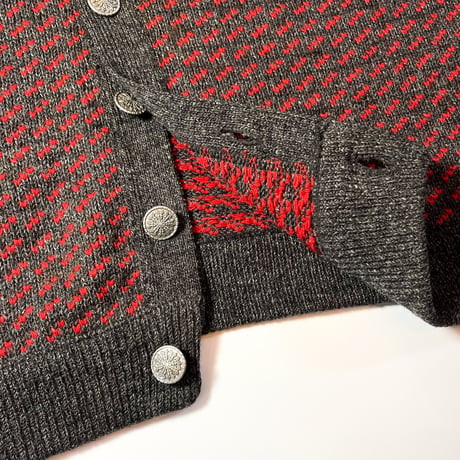 1980's L.L.Bean Bird's-eye Cardigan