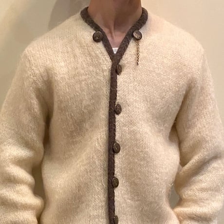 1960's The Red Hanger Mohair Cardigan