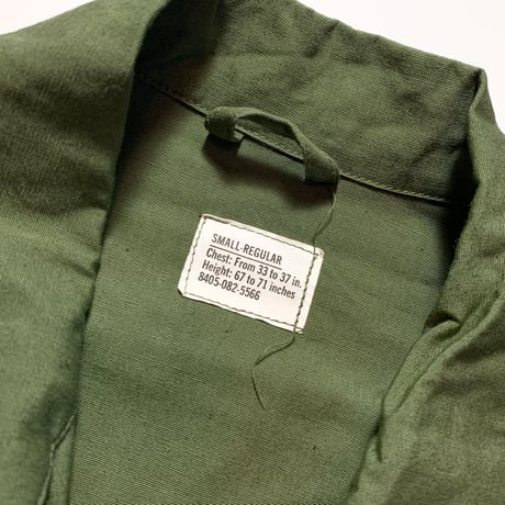 1960's US.ARMY Jungle Fatigue 3rd Jacket Deadstock
