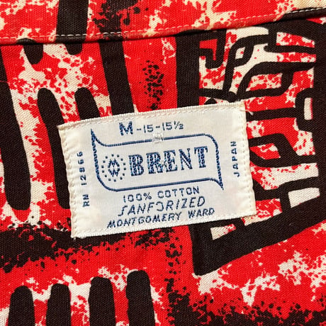 1960's BRENT S/S Shirt