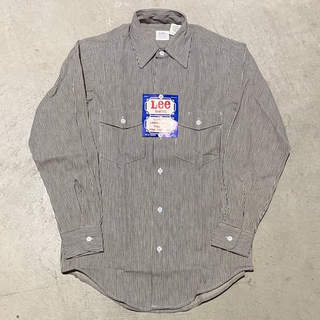 1970's Lee Hickory L/S Shirt Deadstock