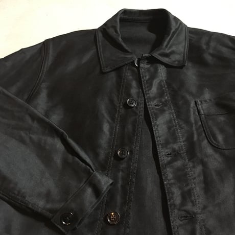 1950's LE MONT ST MITCHEL Black Moleskin Jacket