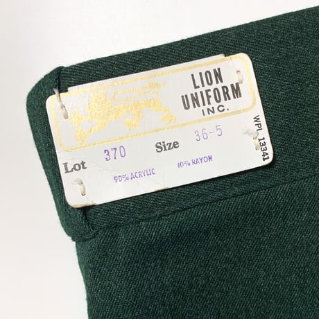 1960's LION UNIFORM INC. Work Trousers Deadstock
