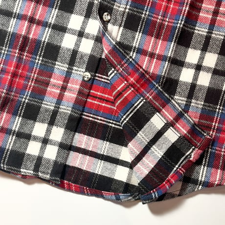 1980's FIVE BROTHER Heavy Flannel L/S Shirt Deadstock