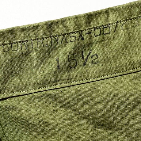 1940's US.NAVY N-3 Poplin L/S Shirt Deadstock