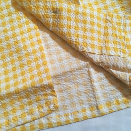 1950's WASH'N WEAR Seersucker S/S Shirt Deadstock