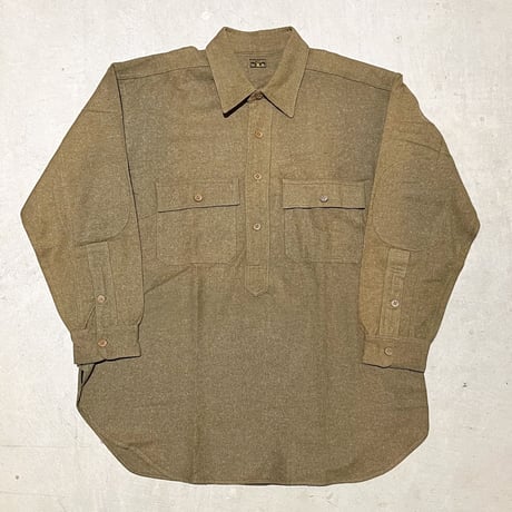 1910's〜 US.ARMY Wool Pullover L/S Shirt Deadstock