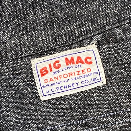 1950's BIG MAC Black Chambray L/S Shirt