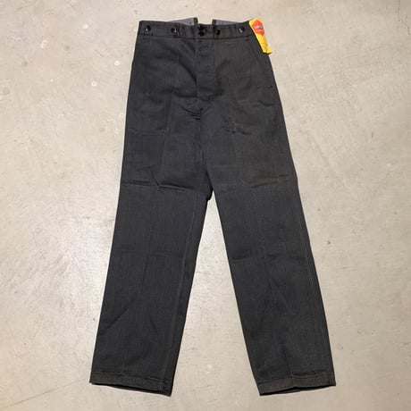 1940's French Unknown Pique Trousers Deadstock