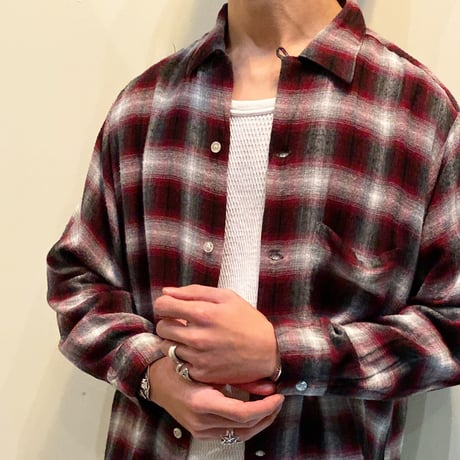 1960's ARROW Rayon L/S Shirt