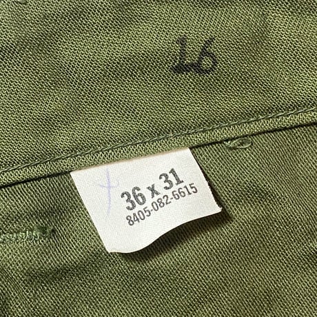1960's〜 US.ARMY Utility Trousers Deadstock