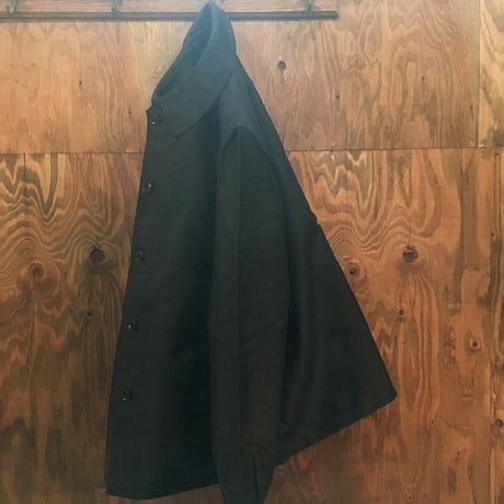 1950's Dubure&Deverchere Black Moleskin Jacket Deadstock