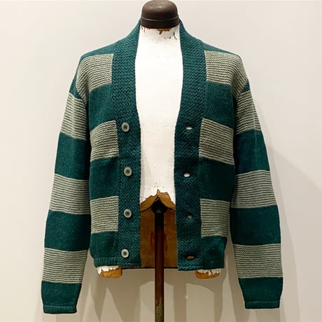 1960's Catalina Border Cardigan