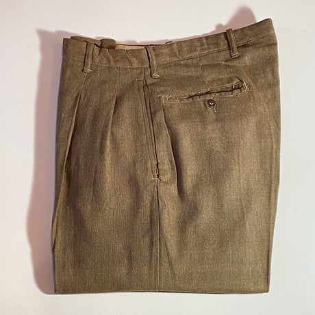 1940〜50's MAXWELL CO. Cotton Trousers Deadstock