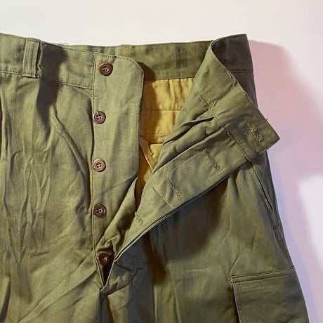 1950〜60's French Army M-47 Herringbone Trousers Deadstock
