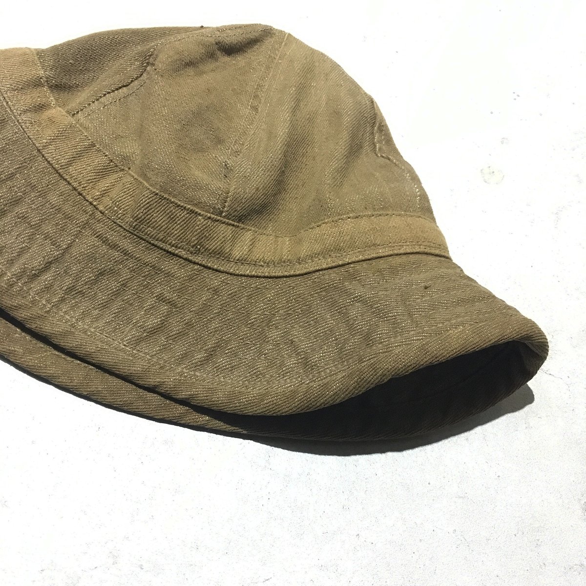1910's〜 US.ARMY Brown Denim Hat | Unwave