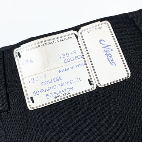 1960's Burlington Tapered Slacks Deadstock