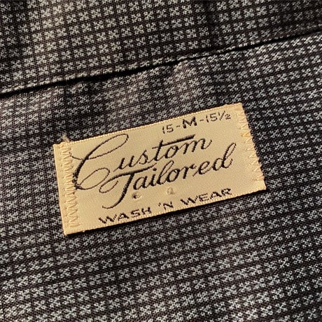 1960's Custom Tailored L/S Shirt Deadstock