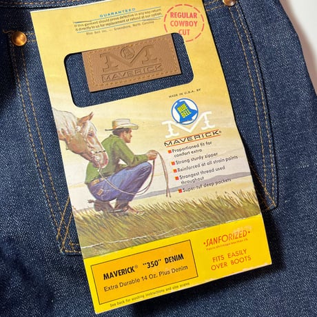1970's MAVERICK 3D58DEN Denim Pants Deadstock