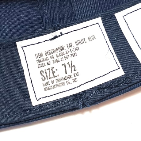 1980's US.NAVY Utility Cap Deadstock