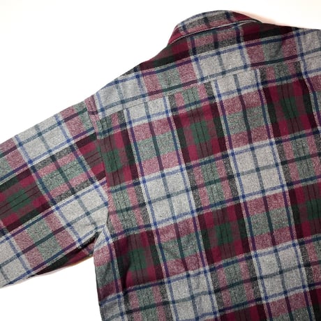 1990's FIVE BROTHER Heavy Flannel L/S Shirt