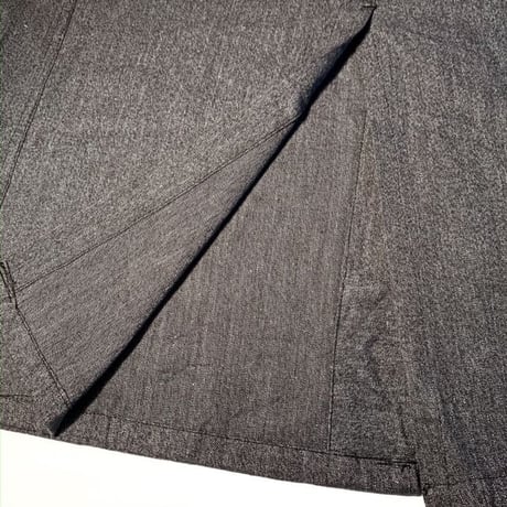 1950's French Unknown Black Chambray Atelier Coat Deadstock
