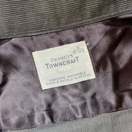 1960's TOWNCRAFT Corduroy L/S Shirt Deadstock