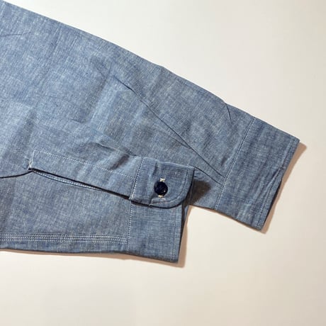 1960's BROADCASTER Chambray L/S Shirt Deadstock