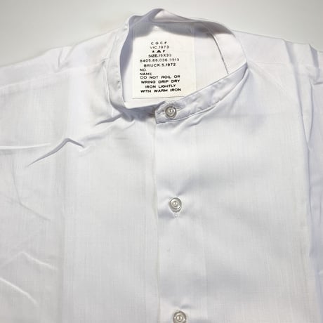 1970's Australian Military Band Collar L/S Shirt Deadstock