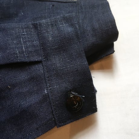 1920〜30's Belgie Linen Jacket Deadstock