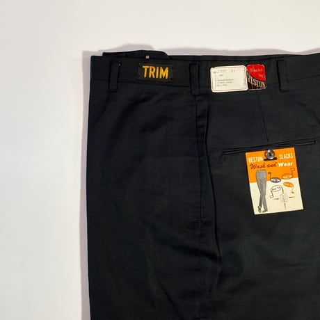 1960's RESTON Tapered Slacks Deadstock