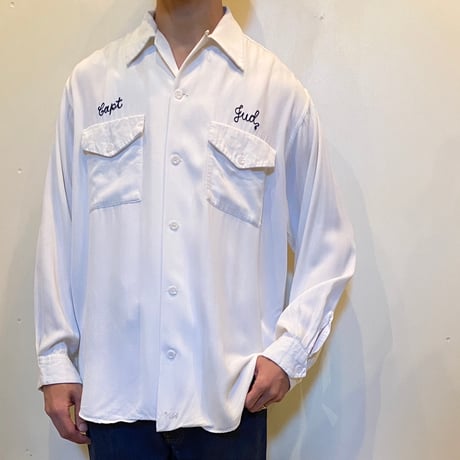 1950's NAT NAST Rayon Bowling L/S Shirt