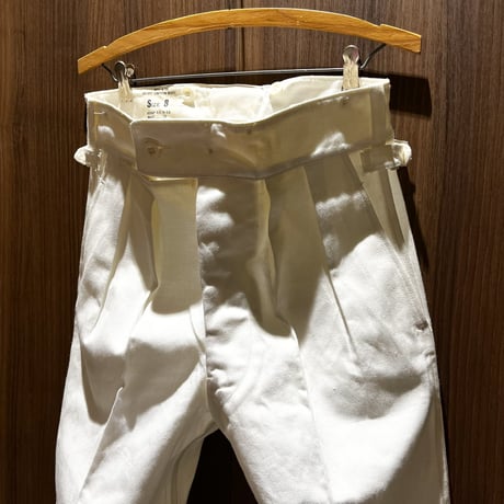 1950's〜 British Military White Trousers Deadstock