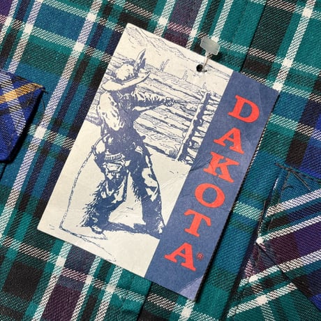 1980's DAKOTA Western L/S Shirt Deadstock